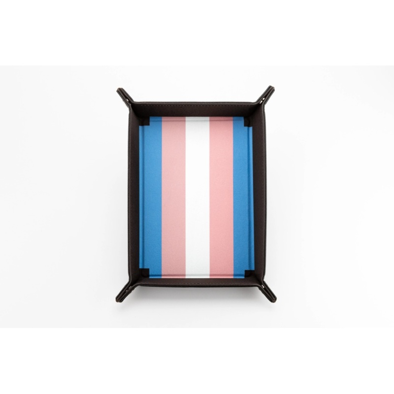 TRANSGENDER FLAG DICE TRAY