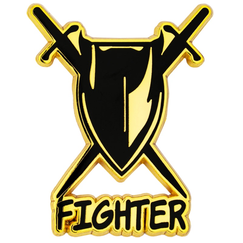 FINE ART PIN - FIGHTER