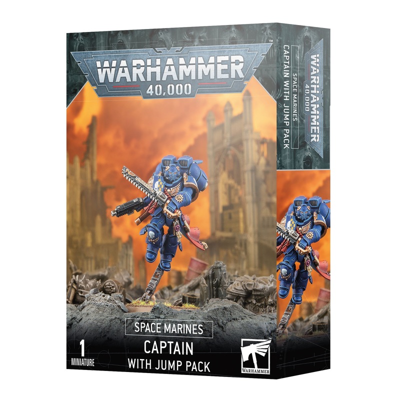 SPACE MARINE CAPTAIN W/JUMP PACK