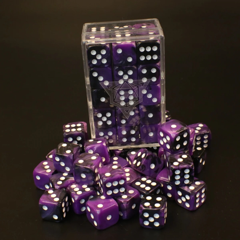 NOCTURNE & ORCHID D6 DICE SET