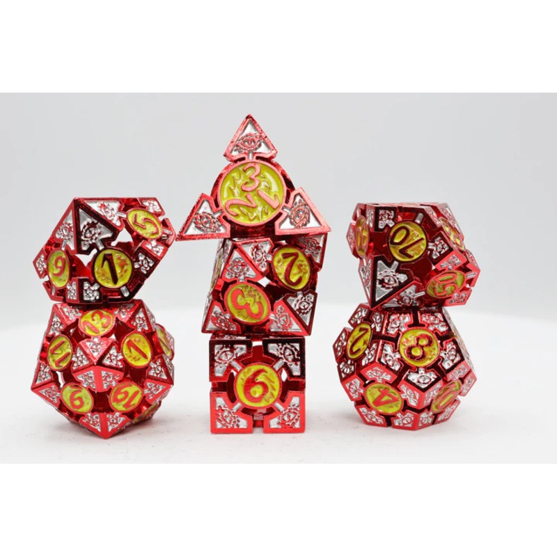 OCULUS: ABLAZE METAL DICE SET