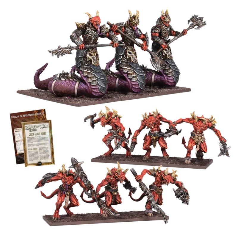 KINGS OF WAR FORCES OF THE ABYSS AMBUSH SET