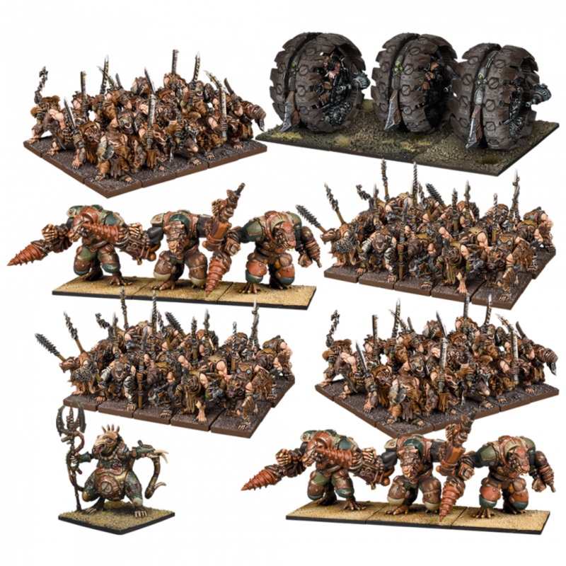 KINGS OF WAR RATKIN MEGA ARMY