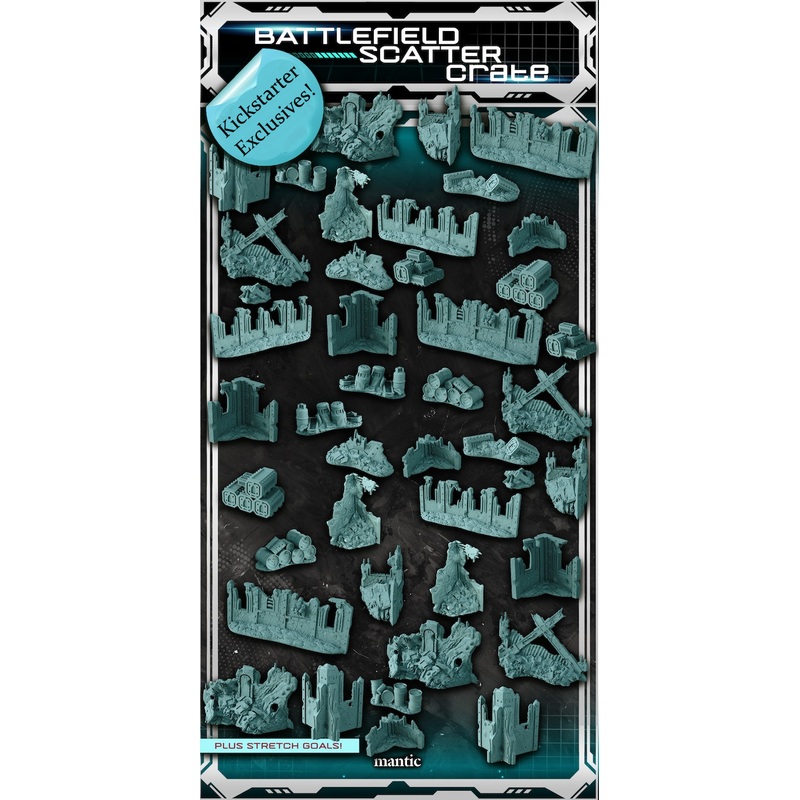 TERRAIN CRATE BATTLEFIELD SCATTER CRATE (SCI-FI)