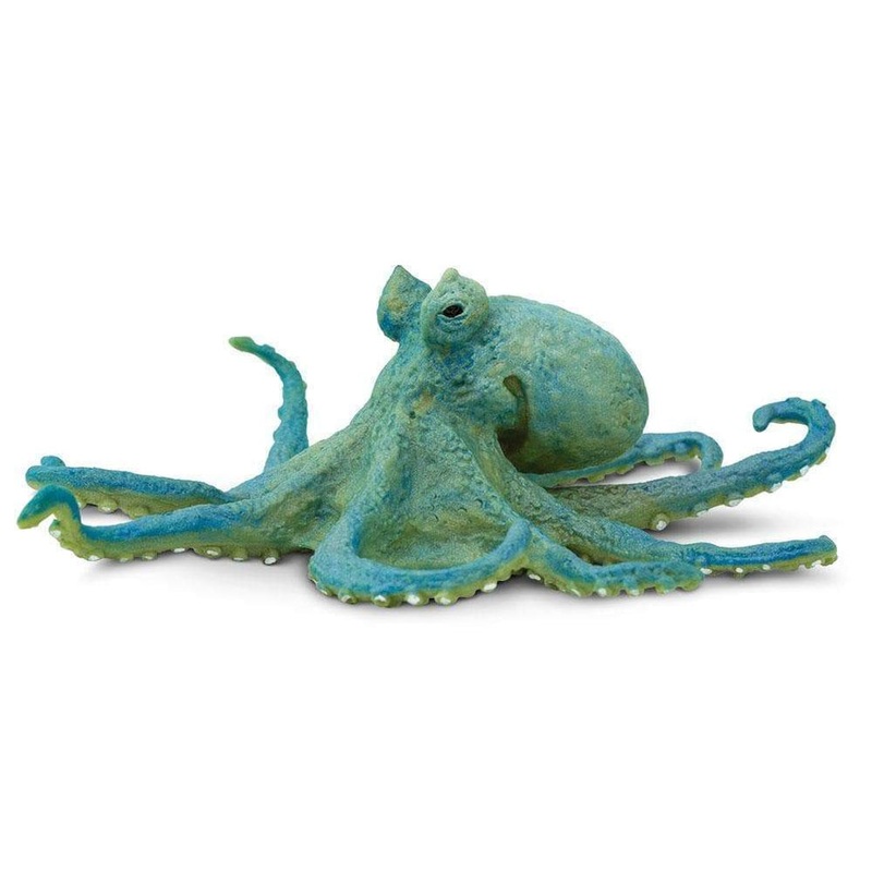 BLUE OCTOPUS FIGURINE