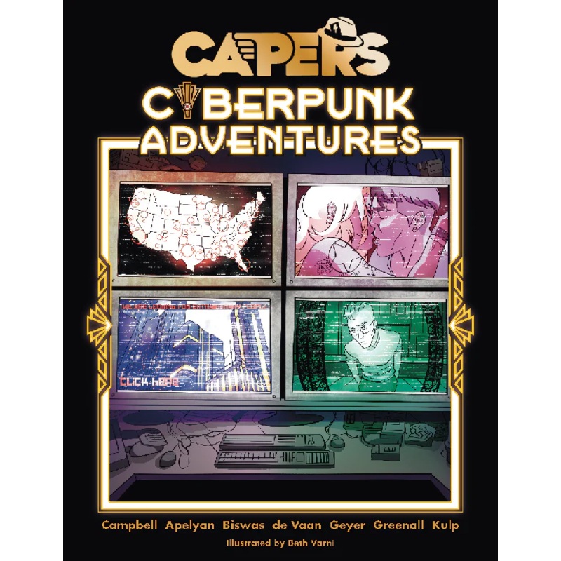 CAPERS RPG: CYBERPUNK ADVENTURES