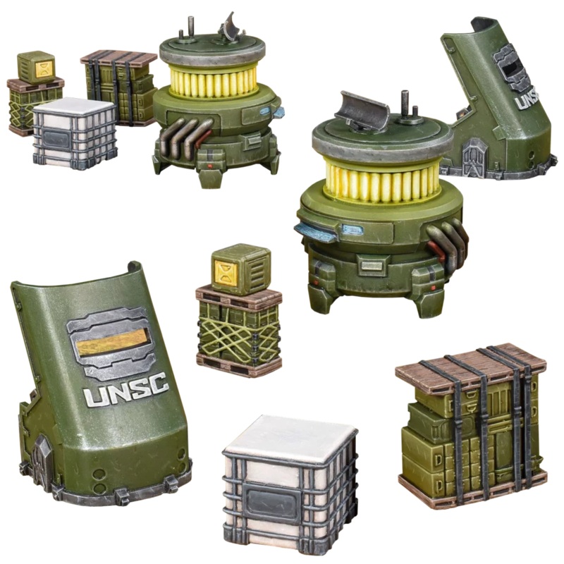 HALO FLASHPOINT UNSC SCENERY SET