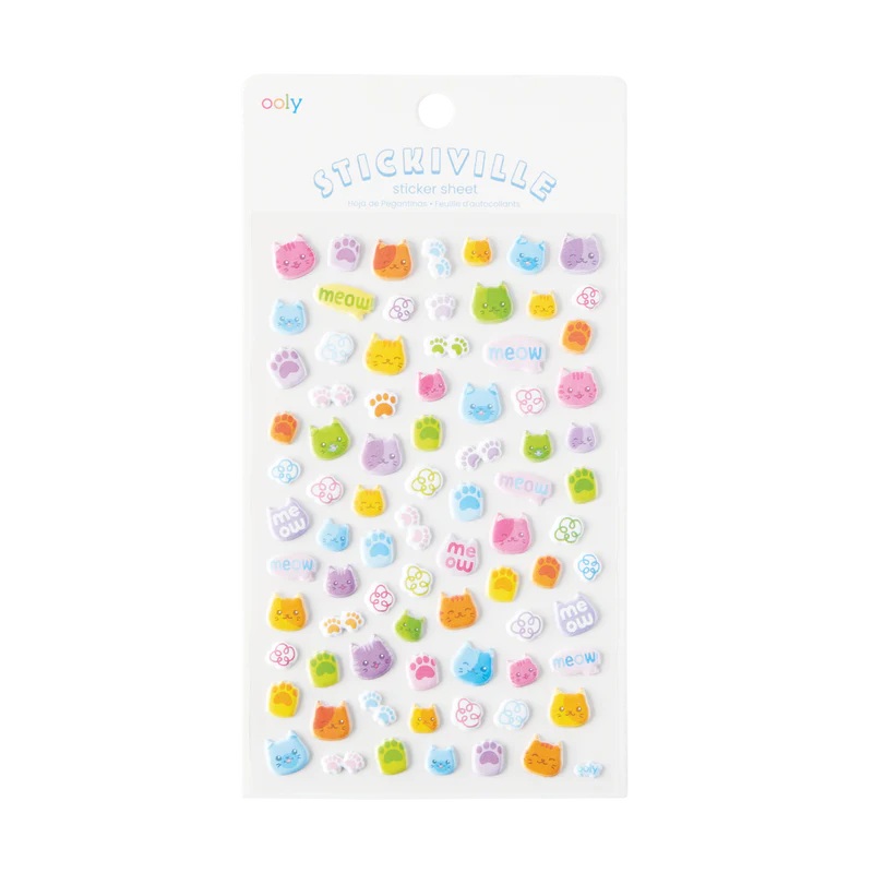 STICKIVILLE - COLORFUL CATS STICKERS