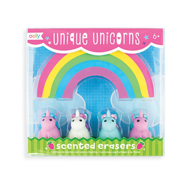 UNIQUE UNICORN SCENTED ERASERS (5)