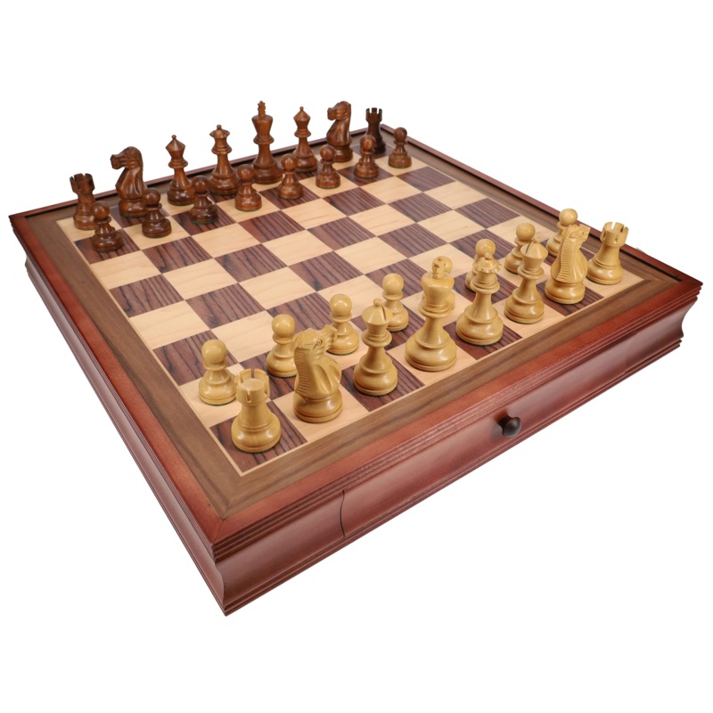 19" CHESS SET WITH STORAGE