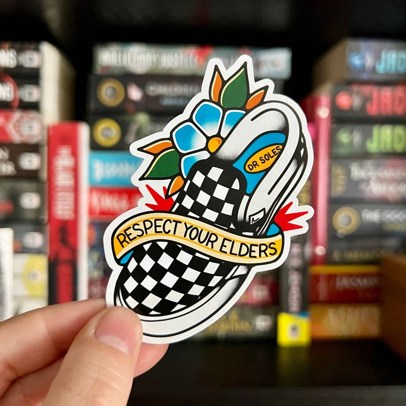 RESPECT YOUR ELDERS MATTE STICKER