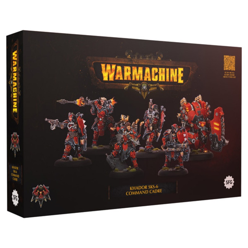 WARMACHINE KHADOR SKS-6 COMMAND CADRE