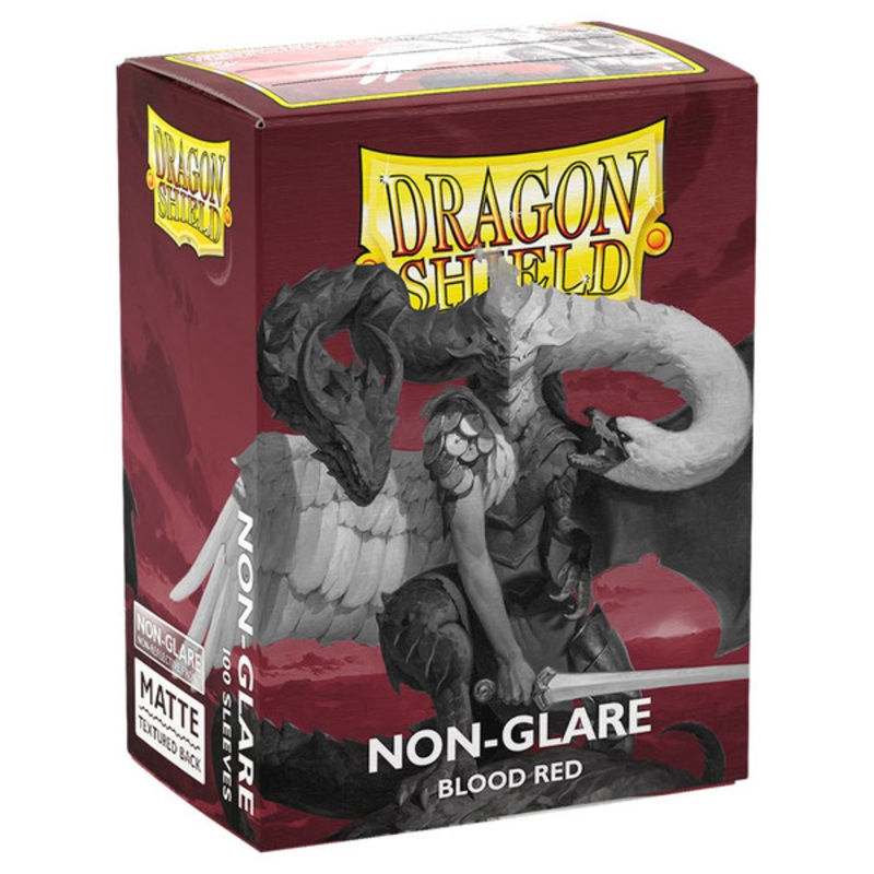 DRAGON SHIELD: NON-GLARE BLOOD RED