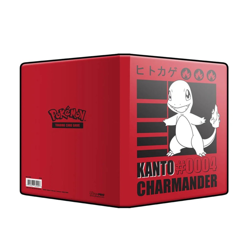 POKEMON CHARMANDER KANTO #0004 4-POCKET PORTFOLIO